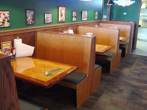 amish woodworking restaurant image