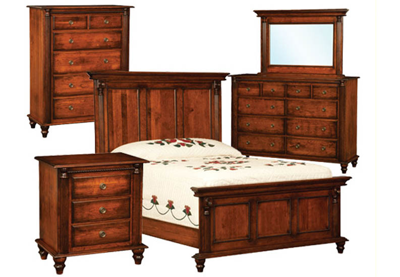 amish woodworking bedroom sets image
