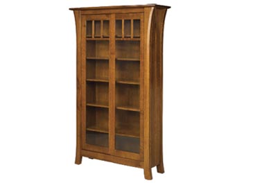 amish woodworking custom bookcase image