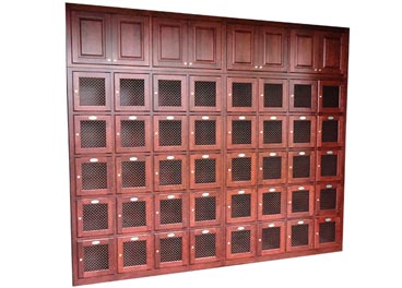 amish woodworking custom country club locker image