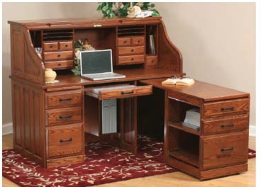 amish woodworking custom desk image