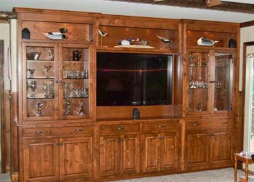 amish woodworking custom entertainment centers image