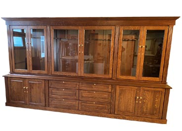 amish woodworking comerford gun cabinet group image