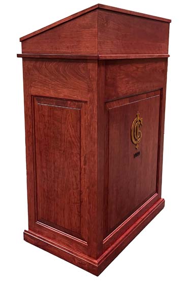 amish woodworking new yorker podium image