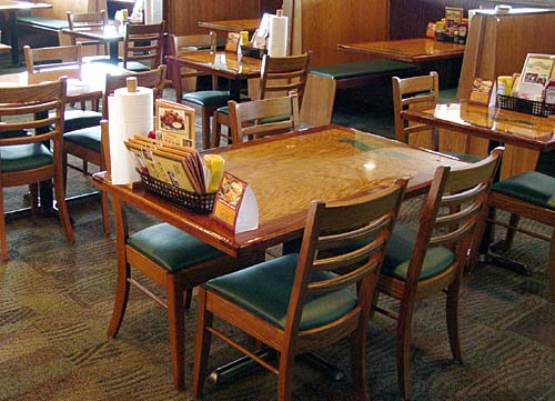 amish woodworking restaurant image