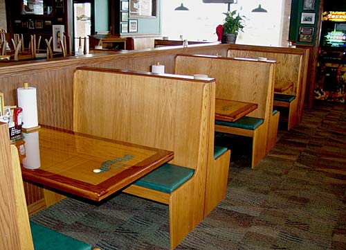 amish woodworking restaurant image