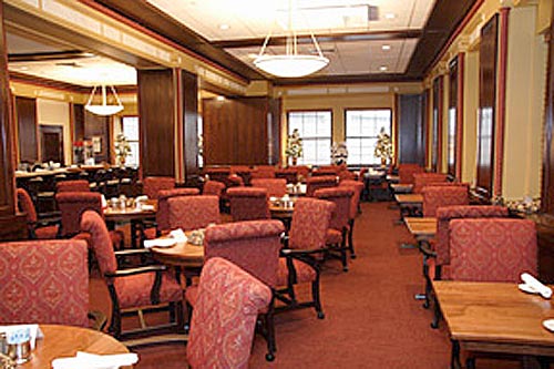 amish woodworking restaurant image