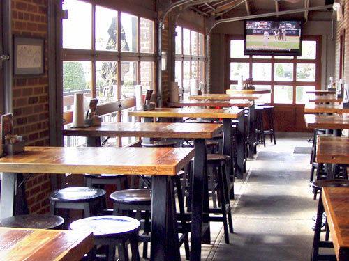 amish woodworking restaurant image