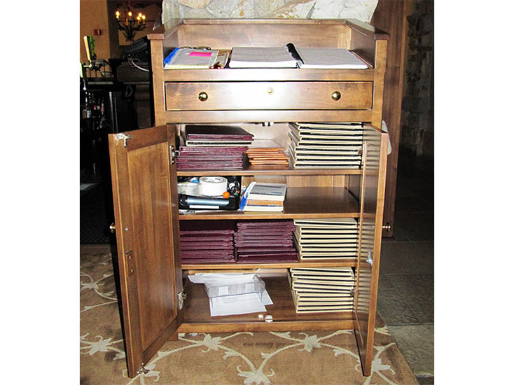 amish woodworking restaurant image