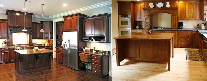 Amish made kitchen cabinets deals