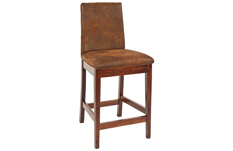 amish woodworking custom barstool image