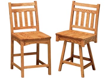 amish woodworking custom barstool image