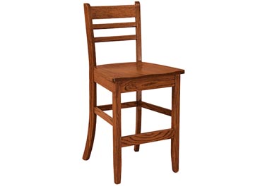 amish woodworking custom barstool image