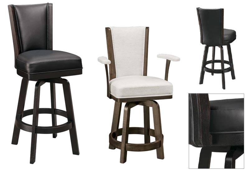 amish woodworking custom barstool image