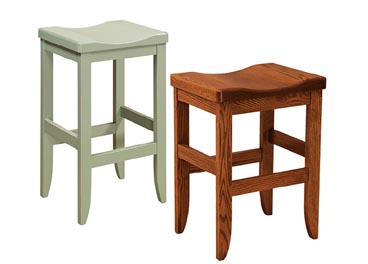 amish woodworking custom barstool image