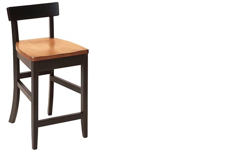 amish woodworking custom barstool image