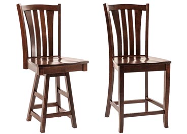 amish woodworking custom barstool image