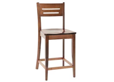 amish woodworking custom barstool image