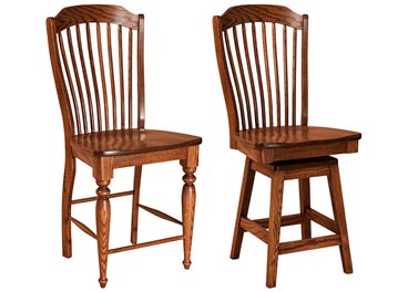 amish woodworking custom barstool image