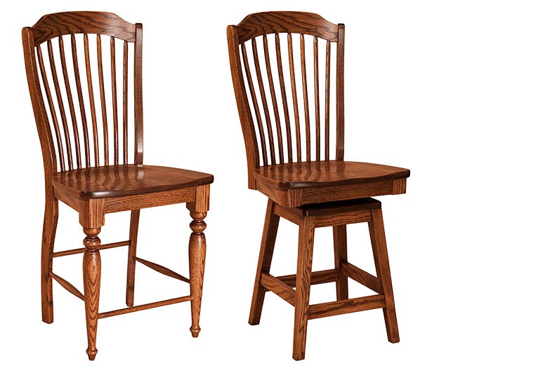 amish woodworking custom barstool image