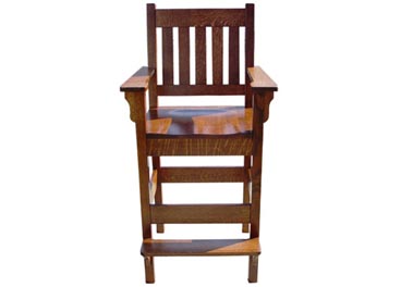 amish woodworking custom barstool image