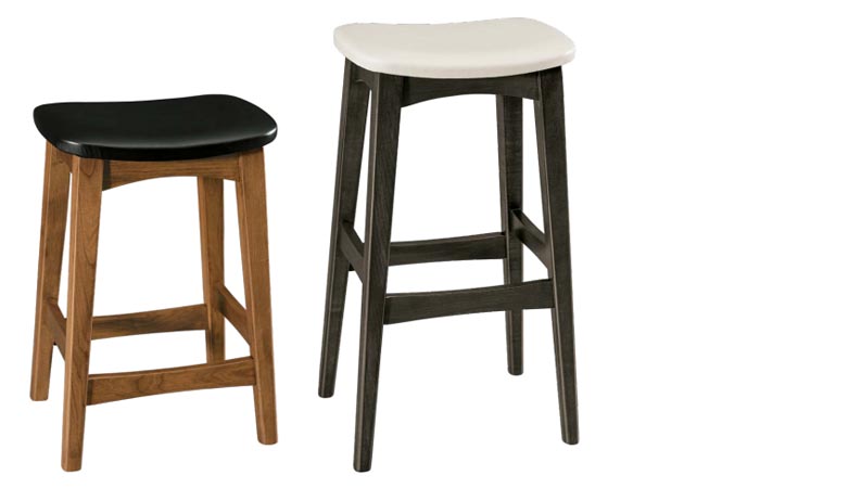 amish woodworking custom barstool image