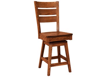 amish woodworking custom barstool image