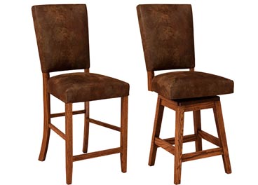 amish woodworking custom barstool image