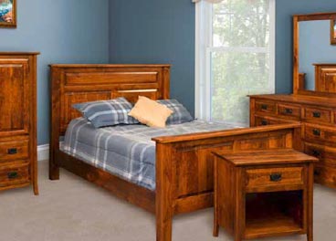 amish woodworking custom bedroom sets image