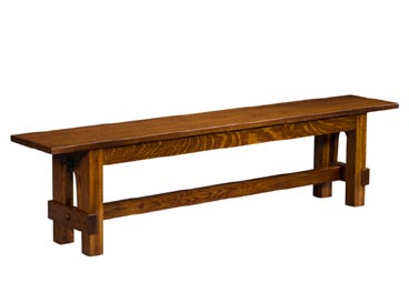 amish woodworking custom bench image