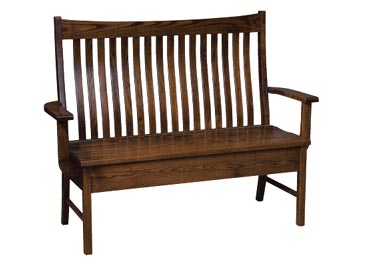 amish woodworking custom bench image