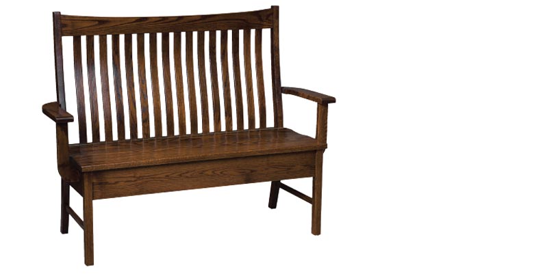 amish woodworking custom bench image