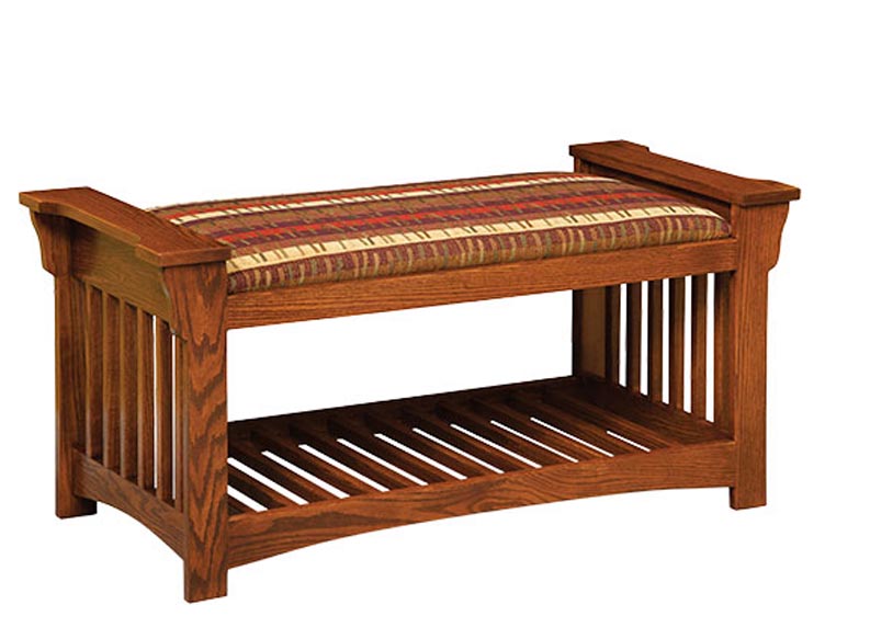 amish woodworking custom bench image