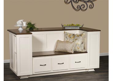 amish woodworking custom bench image