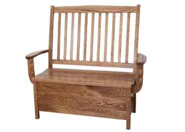 amish woodworking custom bench image