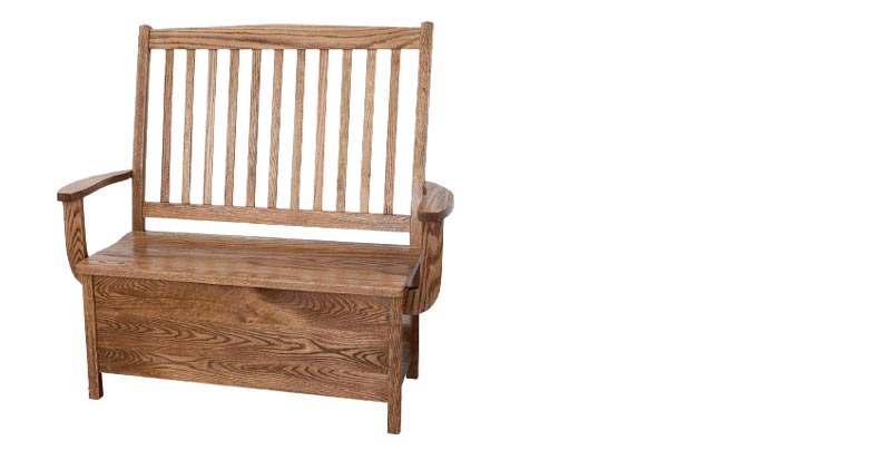 amish woodworking custom bench image