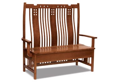amish woodworking custom bench image