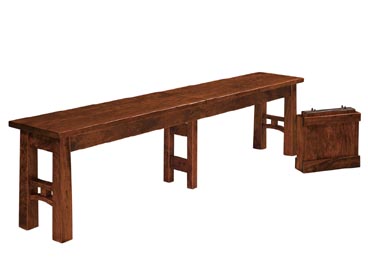 amish woodworking custom bench image