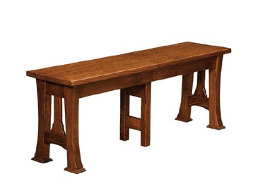 amish woodworking custom bench image