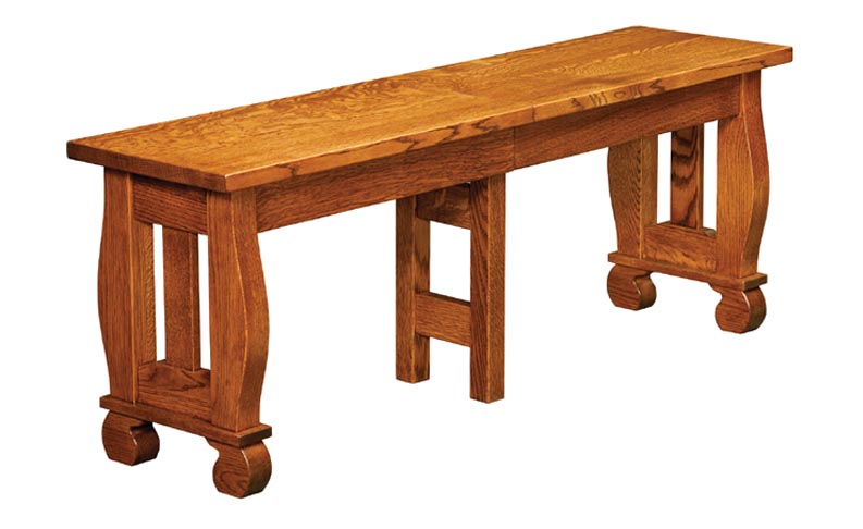 amish woodworking custom bench image