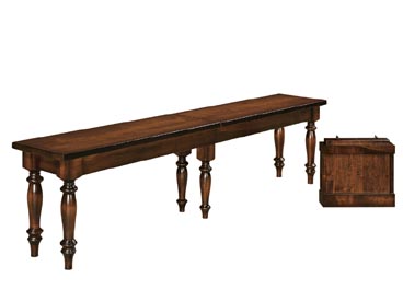 amish woodworking custom bench image