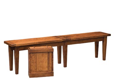 amish woodworking custom bench image