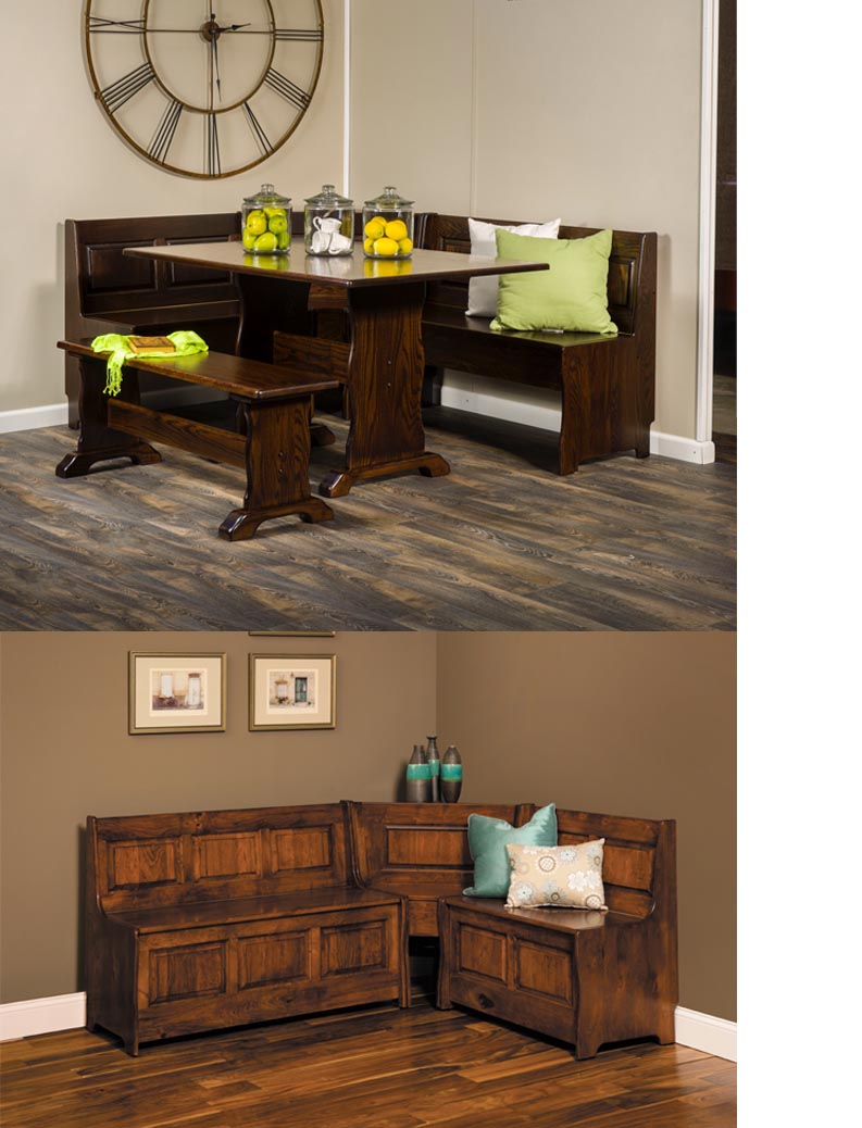 amish woodworking custom booths image