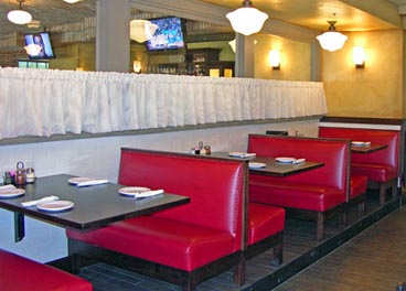 Amish-Made Tufted Double Vinyl Restaurant Booth with Custom Options