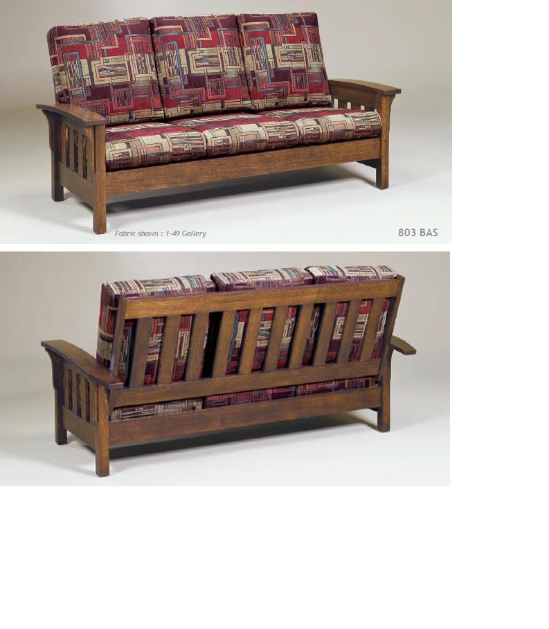 amish woodworking custom bow arm furniture image