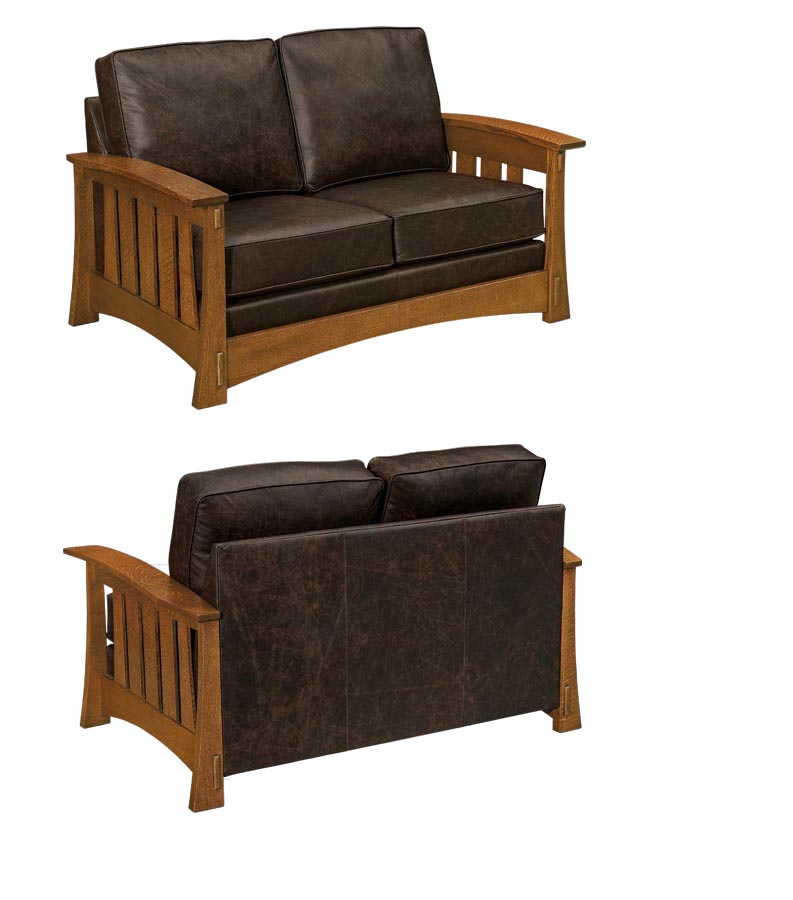 amish woodworking custom bow arm furniture image