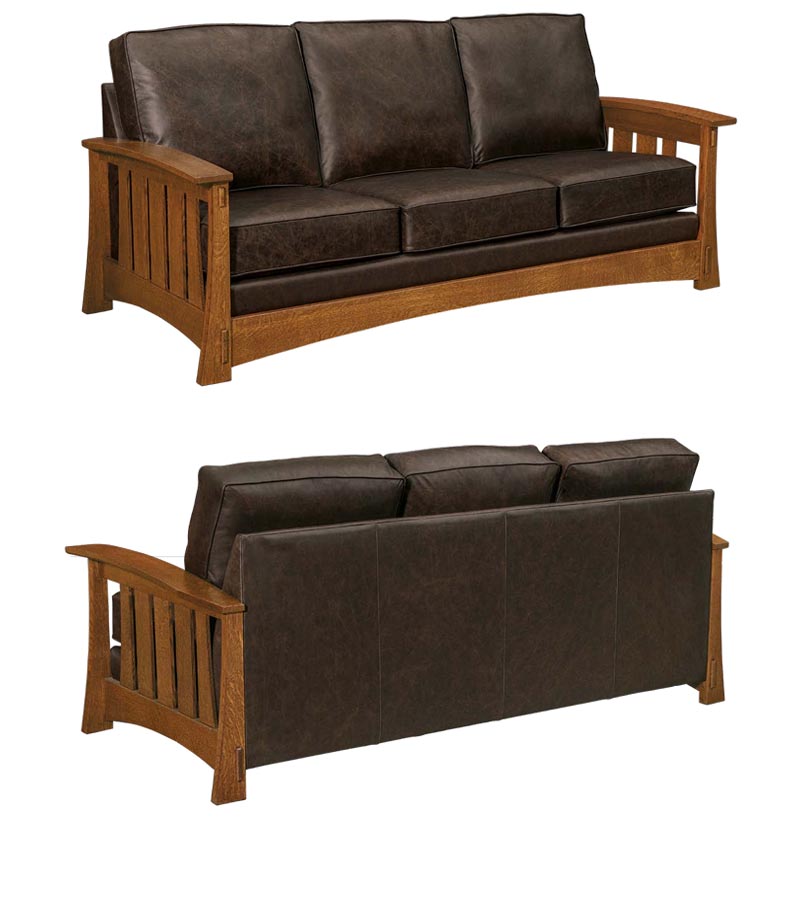 amish woodworking custom bow arm furniture image