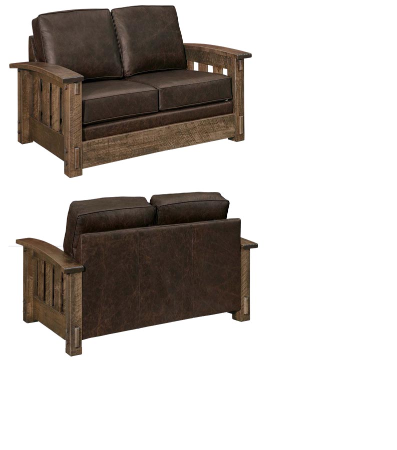 amish woodworking custom bow arm furniture image