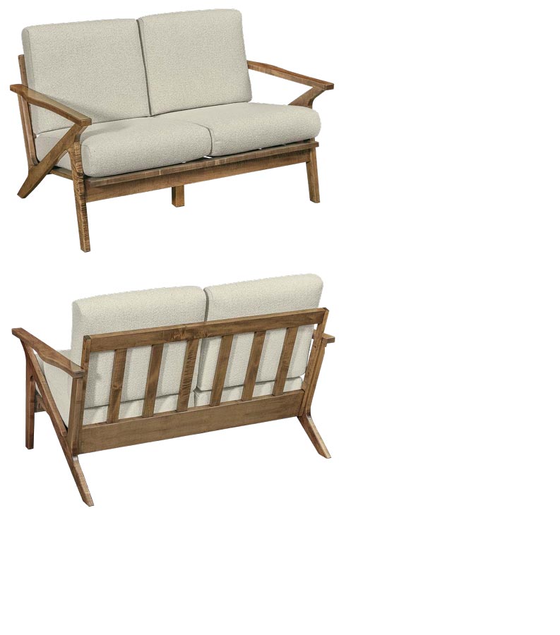 amish woodworking custom bow arm furniture image