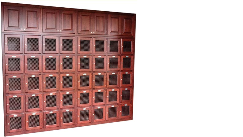 amish woodworking custom country club locker image